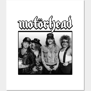 Motorhead White Black Posters and Art